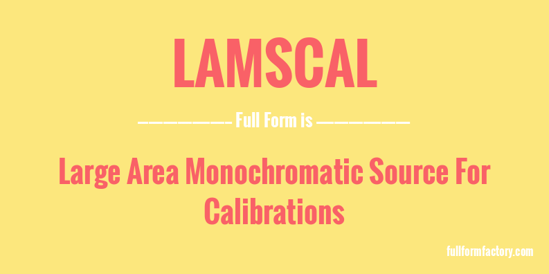 lamscal-full-form