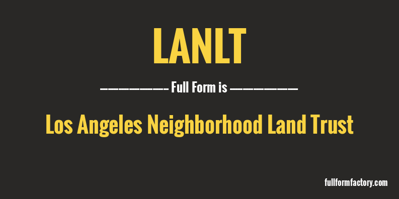 lanlt-full-form