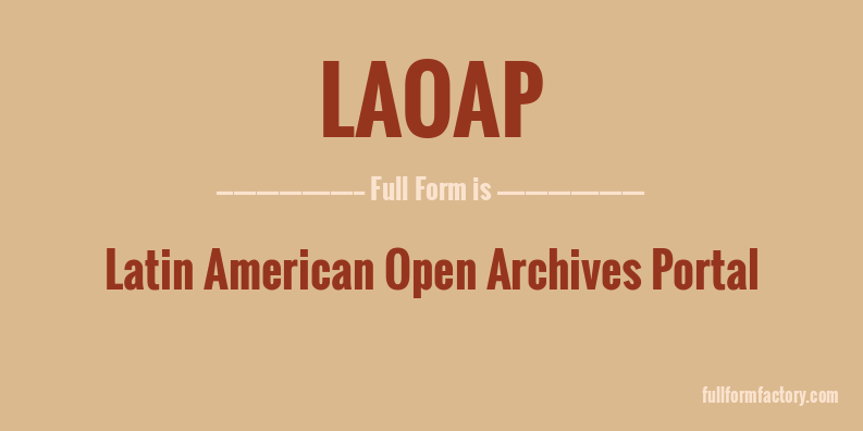 laoap-full-form