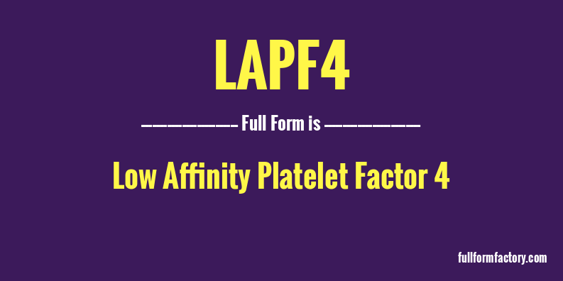 lapf4-full-form