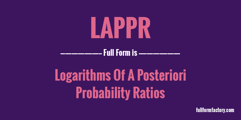 lappr-full-form