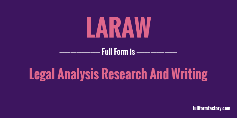laraw-full-form