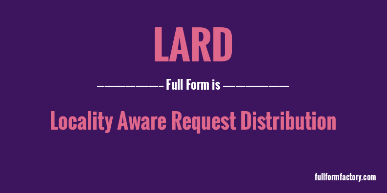 lard-full-form