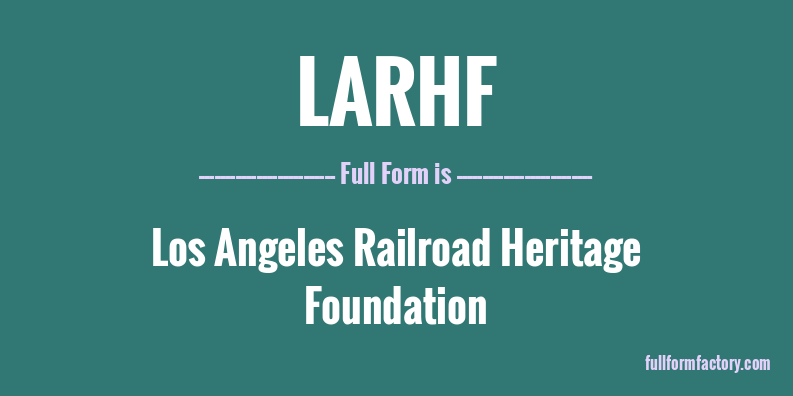 larhf-full-form