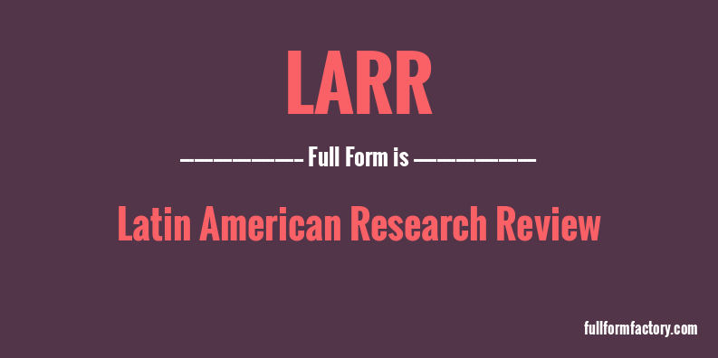 larr-full-form