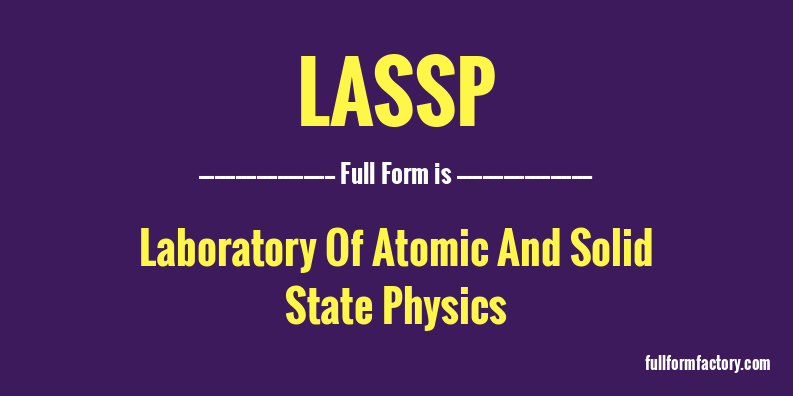 lassp-full-form