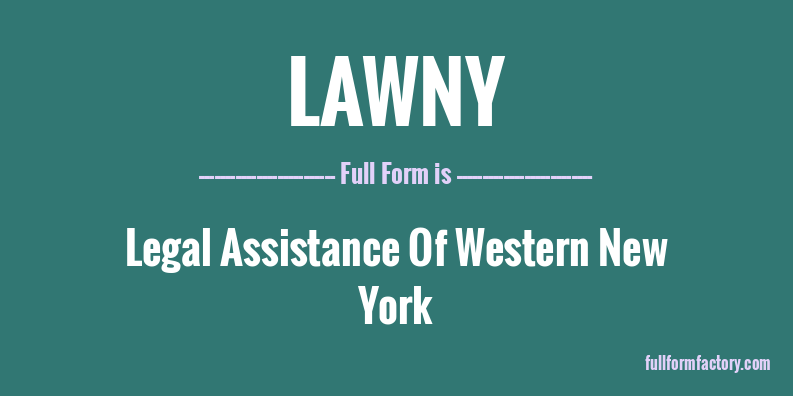 lawny-full-form