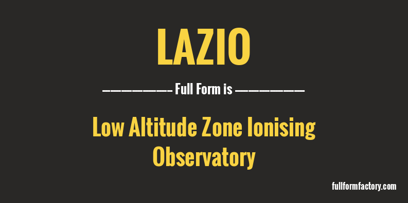 lazio-full-form