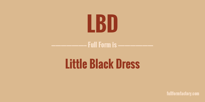 lbd-full-form