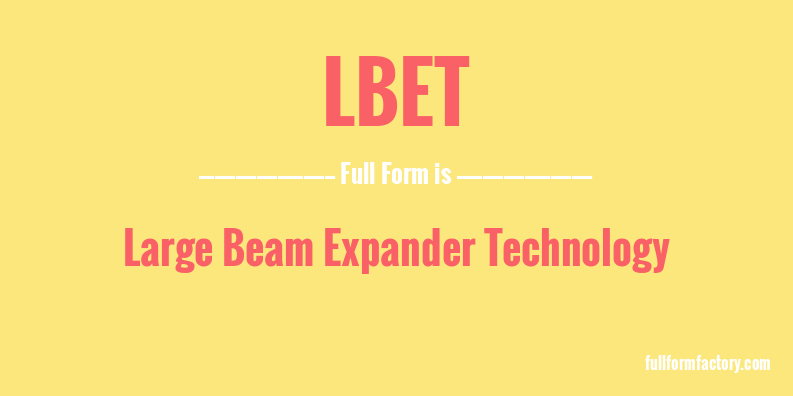lbet-full-form