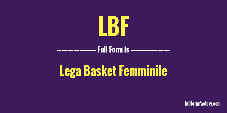 lbf-full-form