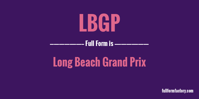 lbgp-full-form