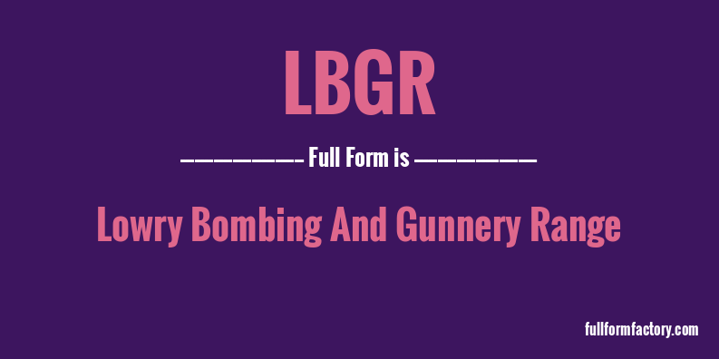 lbgr-full-form