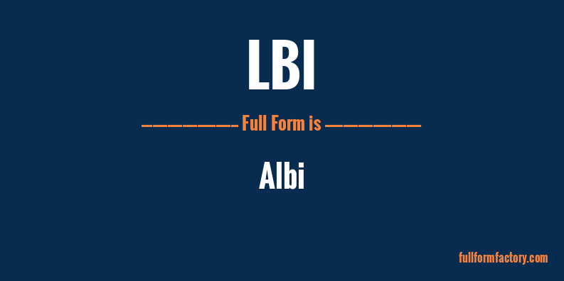 lbi-full-form