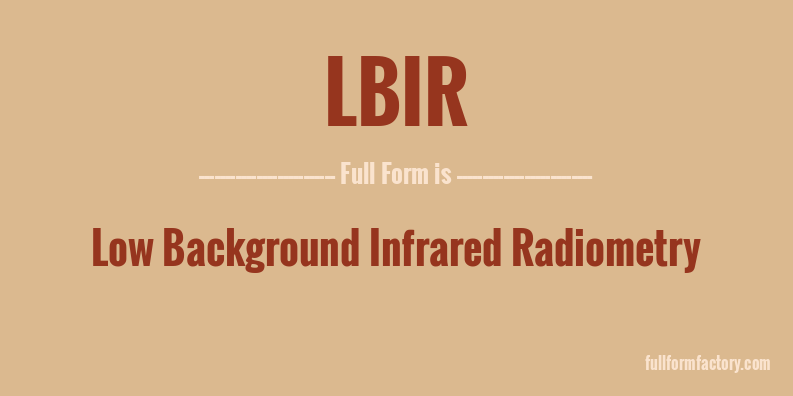 lbir-full-form