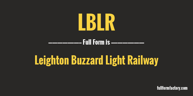 lblr-full-form
