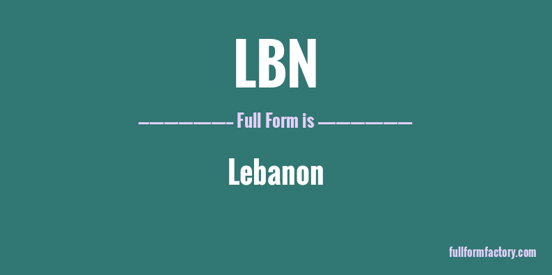 lbn-full-form