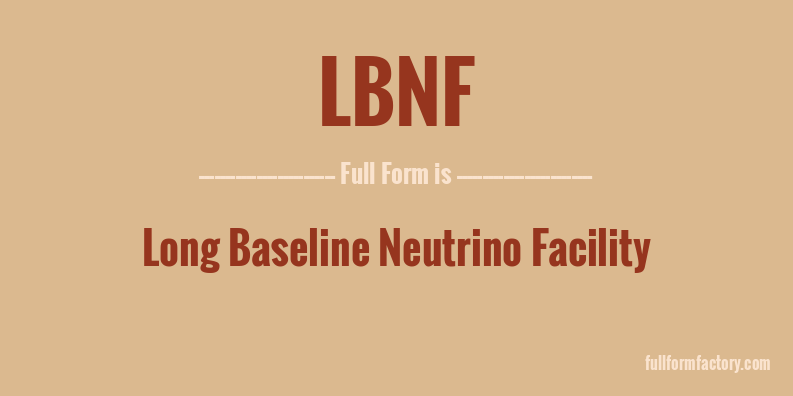 lbnf-full-form