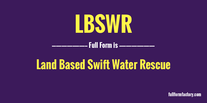 lbswr-full-form