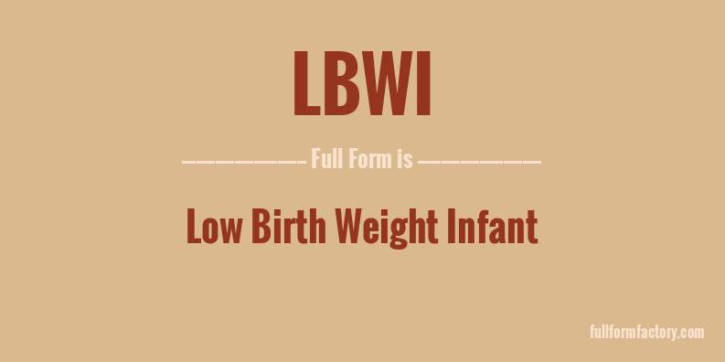 lbwi-full-form