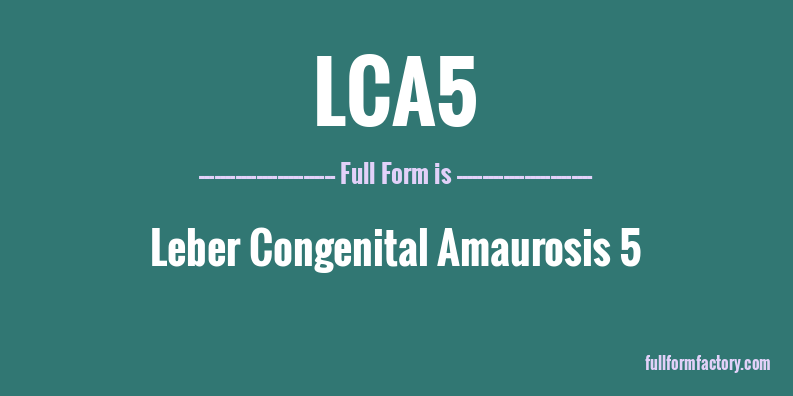 lca5-full-form