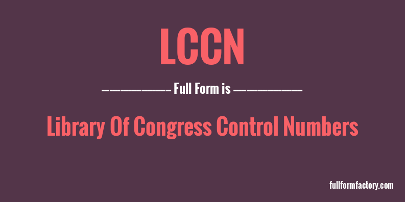 lccn-full-form
