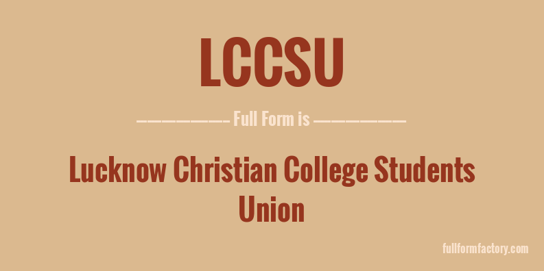 lccsu-full-form