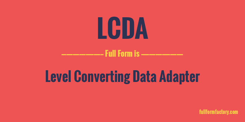 lcda-full-form