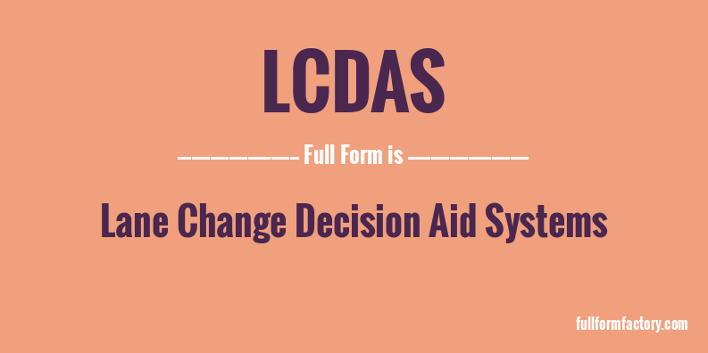 lcdas-full-form
