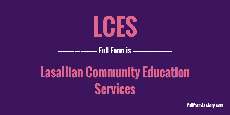 lces-full-form