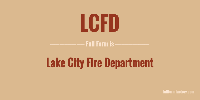 lcfd-full-form