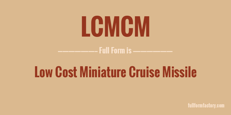 lcmcm-full-form