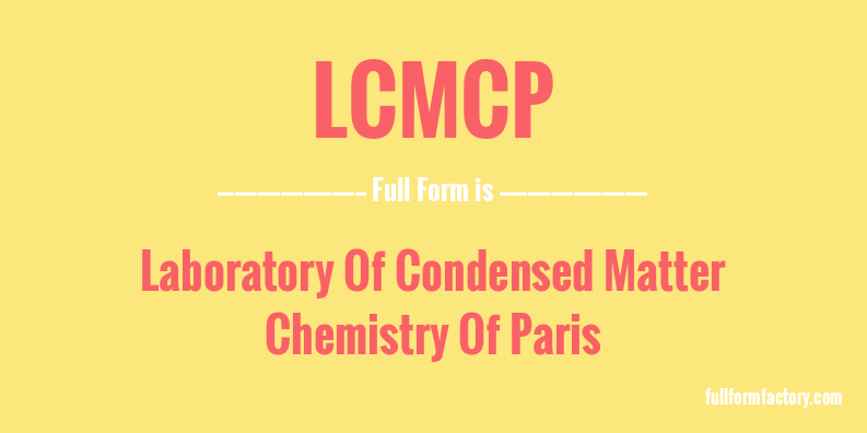 lcmcp-full-form