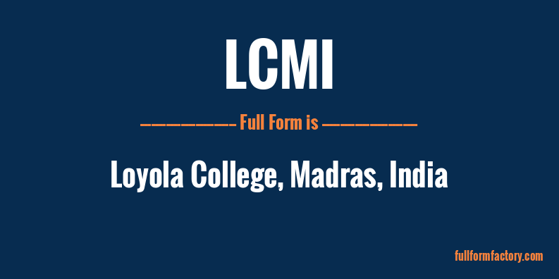 lcmi-full-form