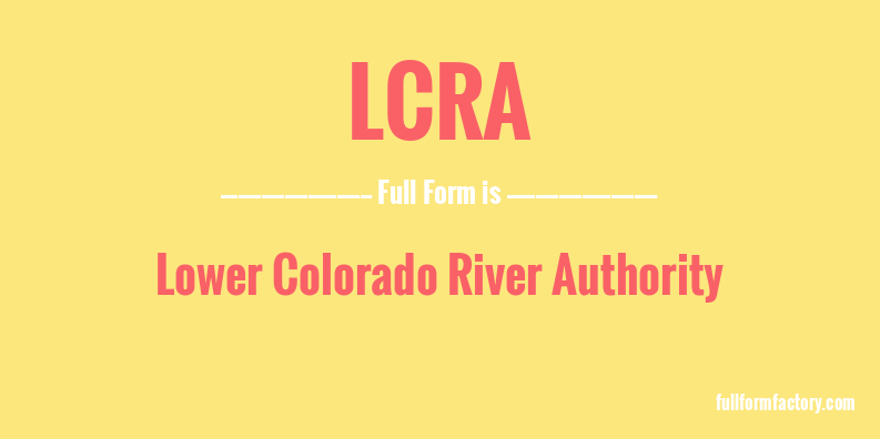 lcra-full-form