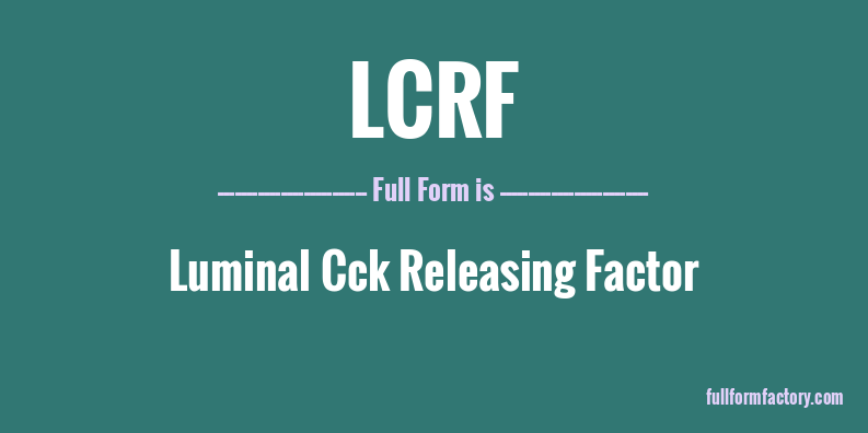 lcrf-full-form