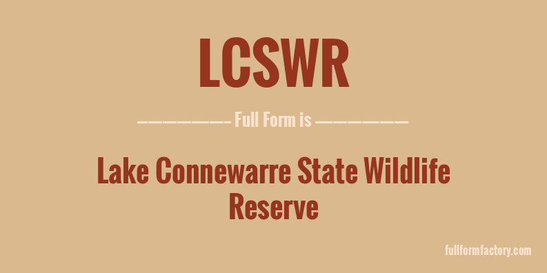 lcswr-full-form