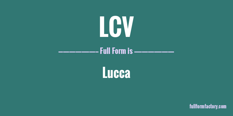lcv-full-form