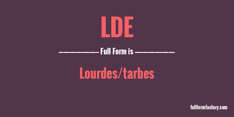 lde-full-form