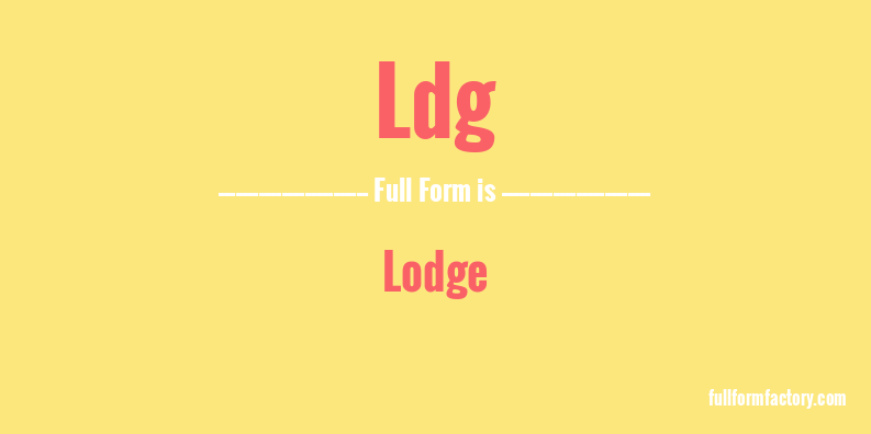 ldg-full-form