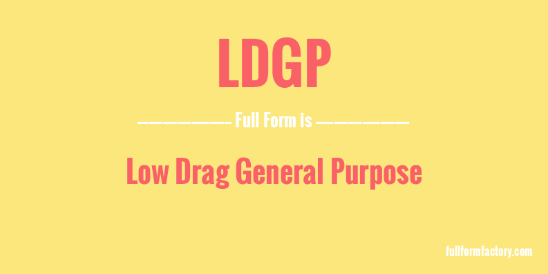 ldgp-full-form