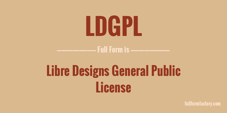 ldgpl-full-form