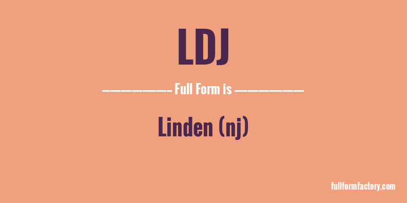 ldj-full-form