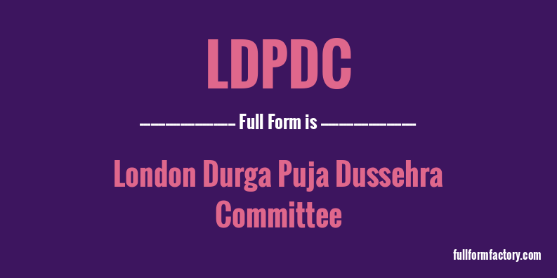 ldpdc-full-form