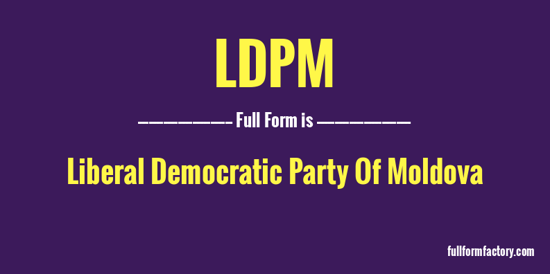 ldpm-full-form