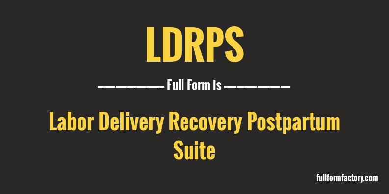 ldrps-full-form