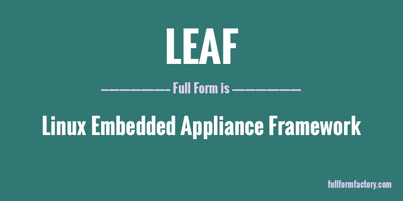 leaf-full-form