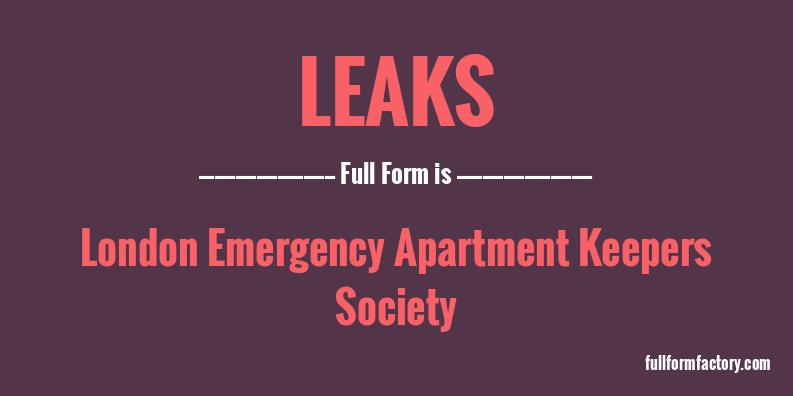 leaks-full-form