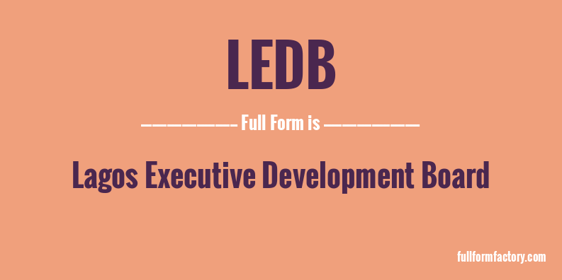 ledb-full-form