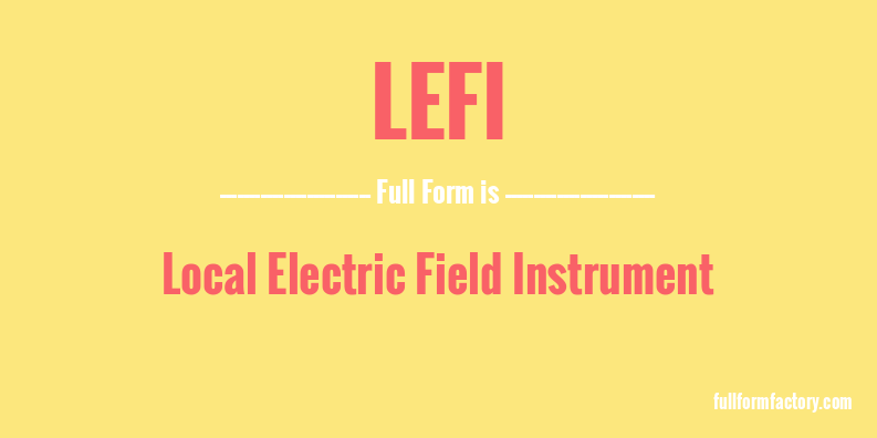 lefi-full-form